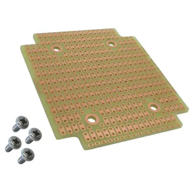 1593QPCB (BREADBRD DRILLED COPP CLAD (PTH))