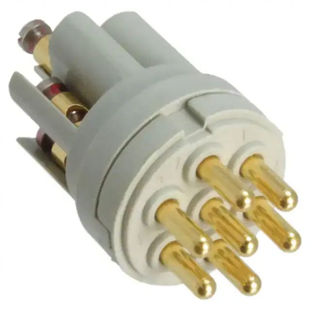 1594515 (CONN MALE INSERT 7POS GOLD SCREW)