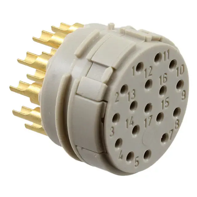 1601799 (CONN FMALE INSERT 17POS SLDR CUP)