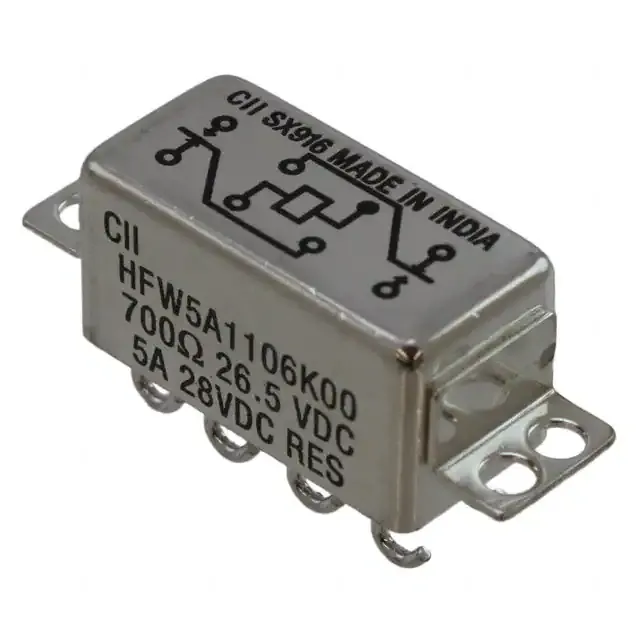 HFW5A1106K00 (RELAY GEN PURPOSE DPDT 5A 26.5V)
