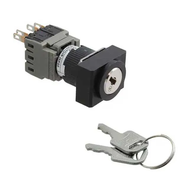164J2B11 (SWITCH KEYLOCK 2POS SPDT 5A 250V)
