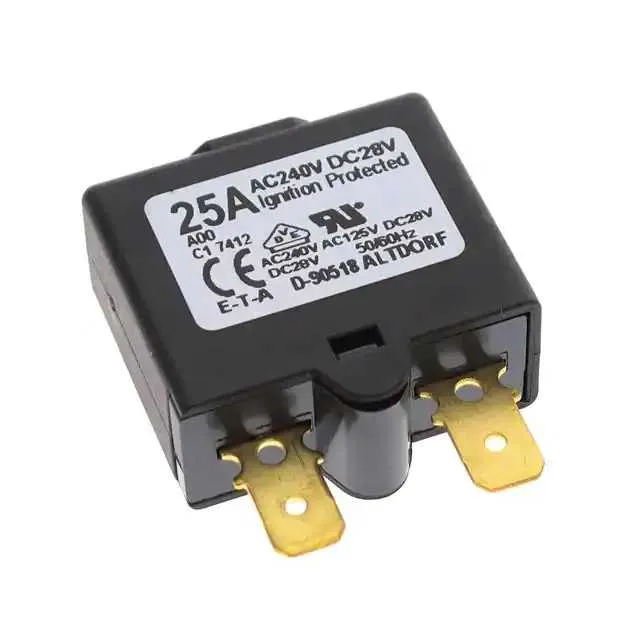 1658-A00-00-P10-25A (CIR BRKR THRM 25A 240VAC 28VDC)