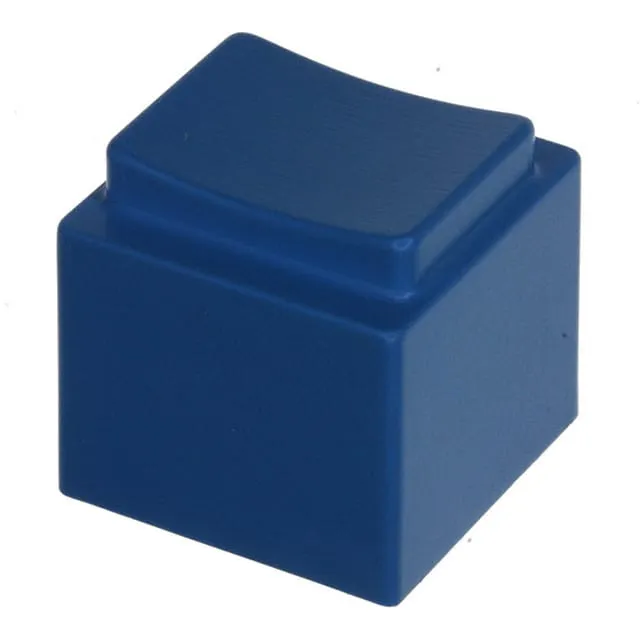 1670000 (CAP PUSHBUTTON RECTANGULAR BLUE)