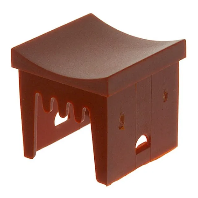 1680008 (CAP PUSHBUTTON SQUARE RED)