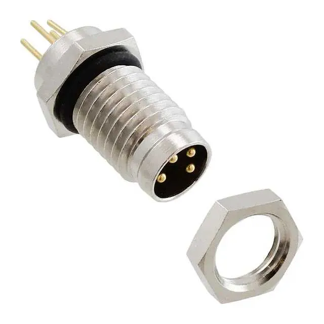 1694347 (CONN PLUG MALE 4POS GOLD SOLDER)