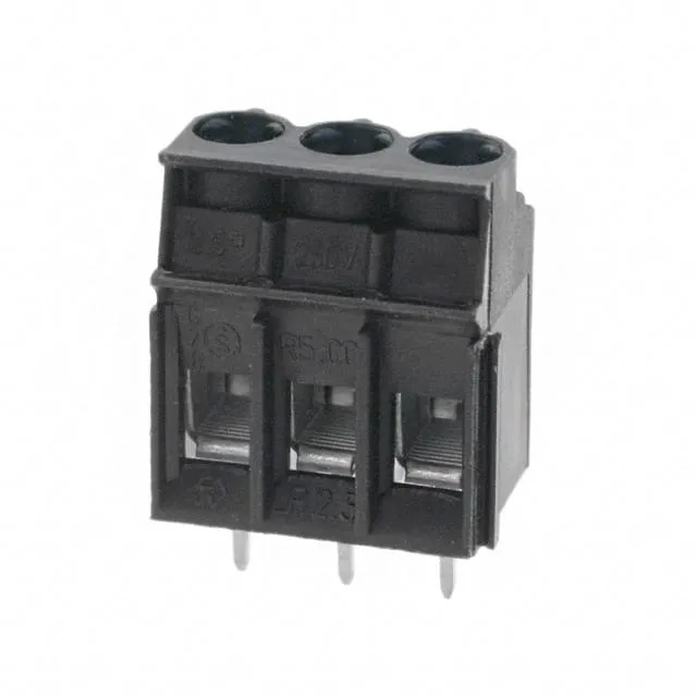 1696070000 (TERM BLOCK PCB 3POS 5.00MM BLACK)
