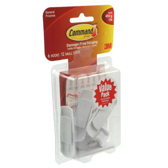 17002-6ES (SMALL UTILITY HOOKS VALUE PACK)