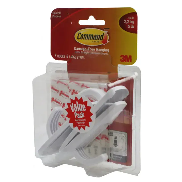 17003-3ES (LARGE UTILITY HOOKS VALUE PACK)