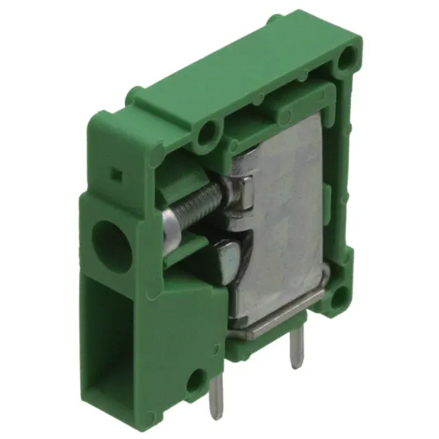 1703050 (TERM BLK HORIZ/PCB 6.35MM GREEN)