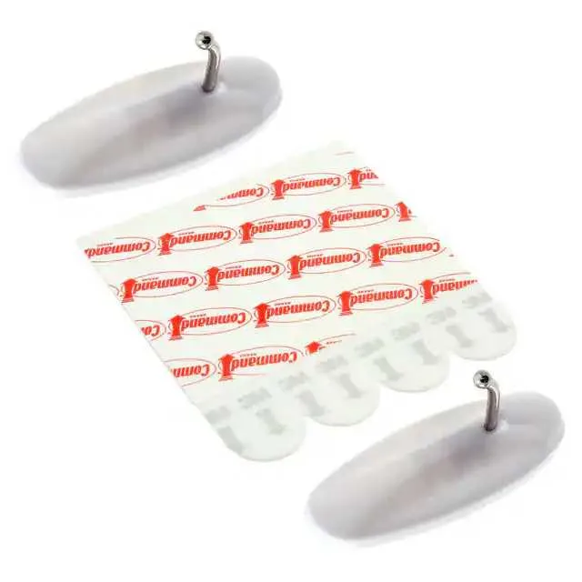 17068ES (MED WIRE HOOKS 2 HOOKS 4 STRIPS)