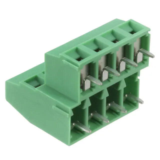 1726163 (TERM BLK DBL LVL 4POS 5.08MM GRN)