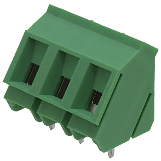 1733732 (TERM BLOCK 3POS 7.62MM 35DEG GRN)