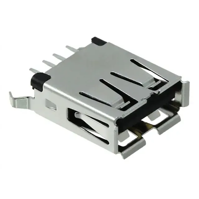 1734366-1 (CONN USB RCPT VERT A TYPE BLACK)