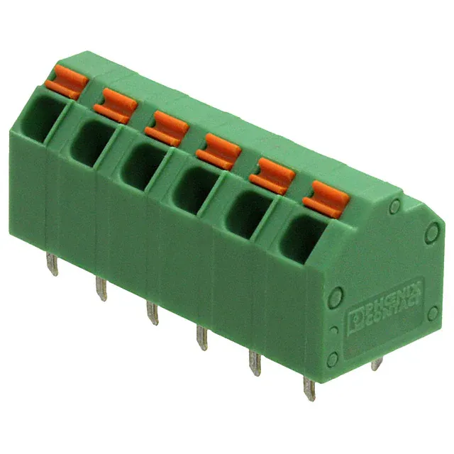 1751202 (PC TERM BLOCK 5.08MM 6POS GREEN)