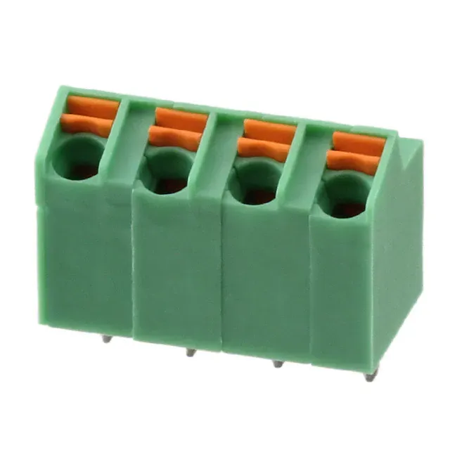 1752230 (PC TERM BLOCK 5MM 4POS GREEN)