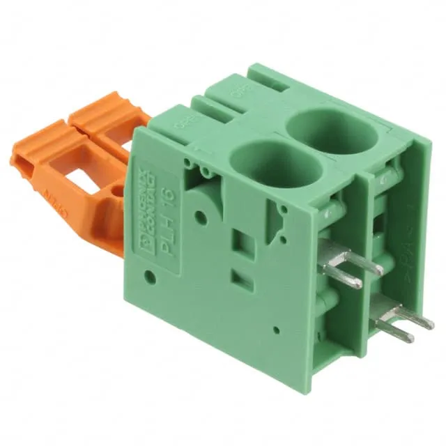 1770461 (PC TERM BLOCK 10MM 2POS GREEN)