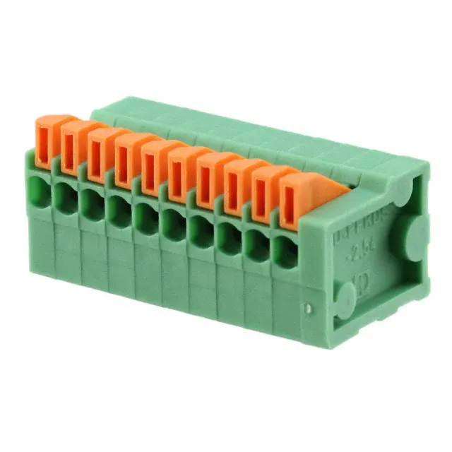 1789401 (PC TERM BLOCK 10POS 2.54MM GREEN)
