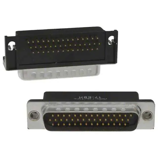 17EBH-044-P-AM-0-10 (CONN DSUB HD PLUG 44POS R/A SLDR)