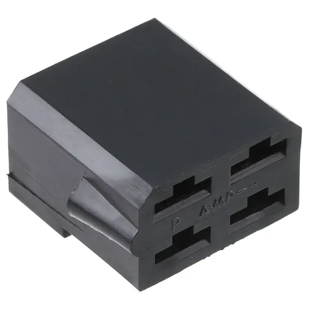 180900-5 (CONN RCPT HSG 0.25 4POS BLACK)