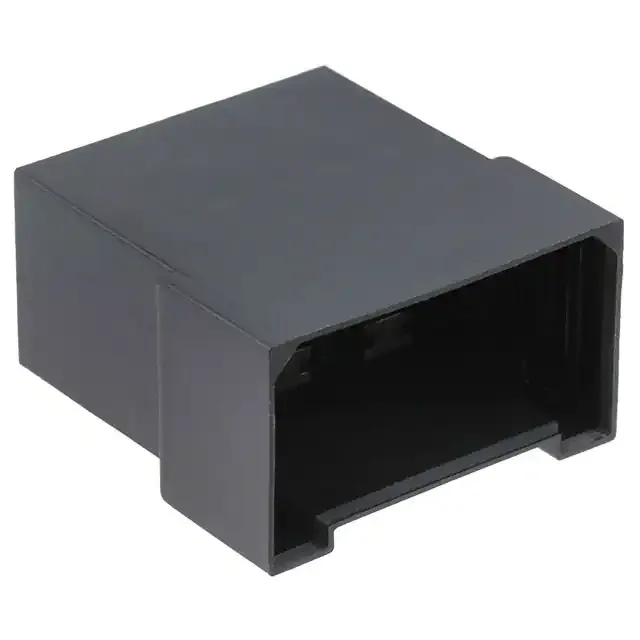 180906-5 (CONN MALE TAB HSG 0.25 6POS BLK)