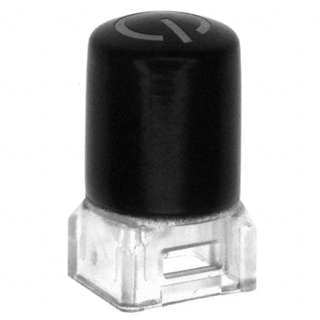 181D00000 (CAP PUSHBUTTON RND BLK/WHT LENS)