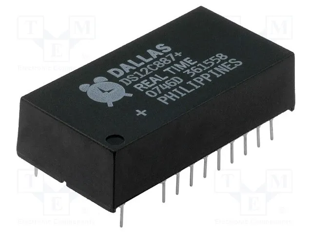 DS12C887+ (IC RTC CLK/CALENDAR PAR 24-EDIP)