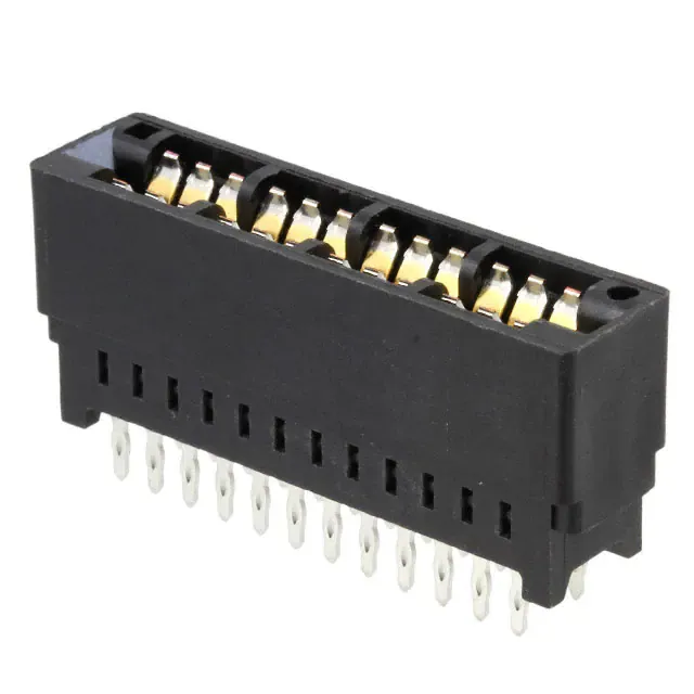 1888946-3 (CONN EDGE DUAL FEMALE 8POS GOLD)