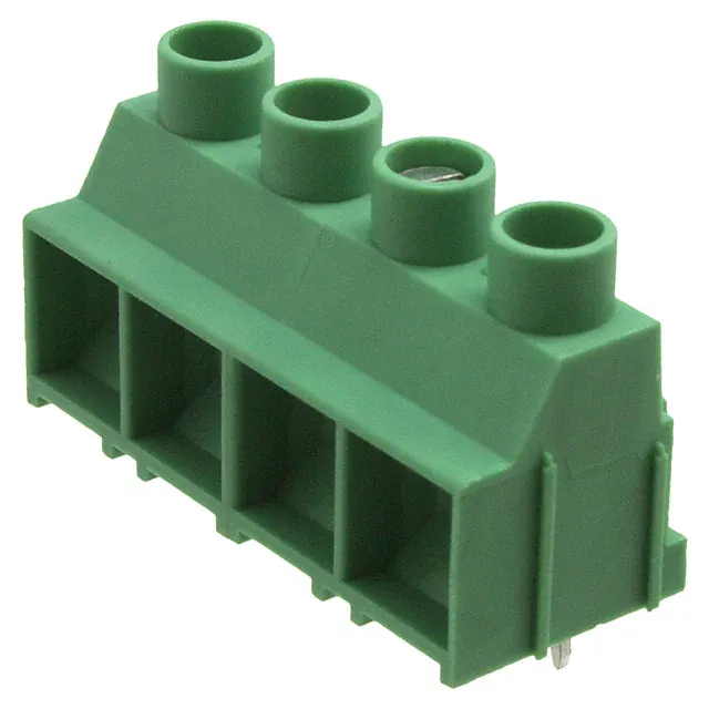 1906129 (CONN TERM BLK 4POS 9.52MM GRN)