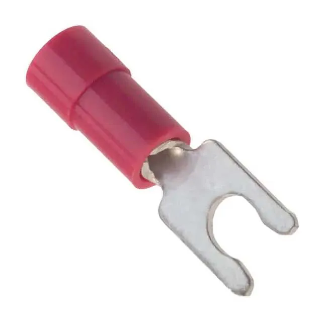 0190990009 (CONN SPADE TERM 18-22AWG #6 RED)