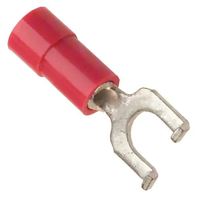 0191210008 (CONN SPADE TERM 18-22AWG #8 RED)