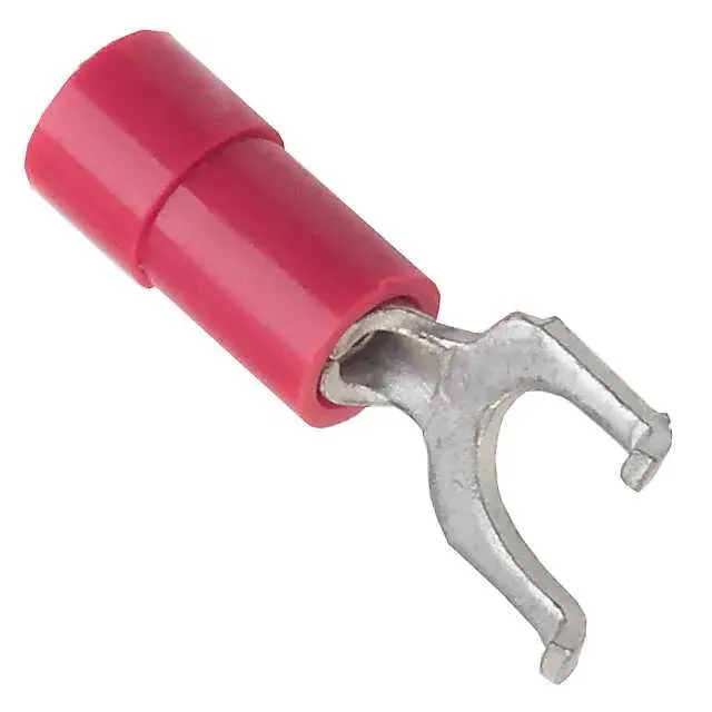 0191210009 (CONN SPADE TERM 18-22AWG #10 RED)