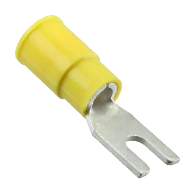 0191310006 (CONN SPADE TERM 10-12AWG #6 YEL)