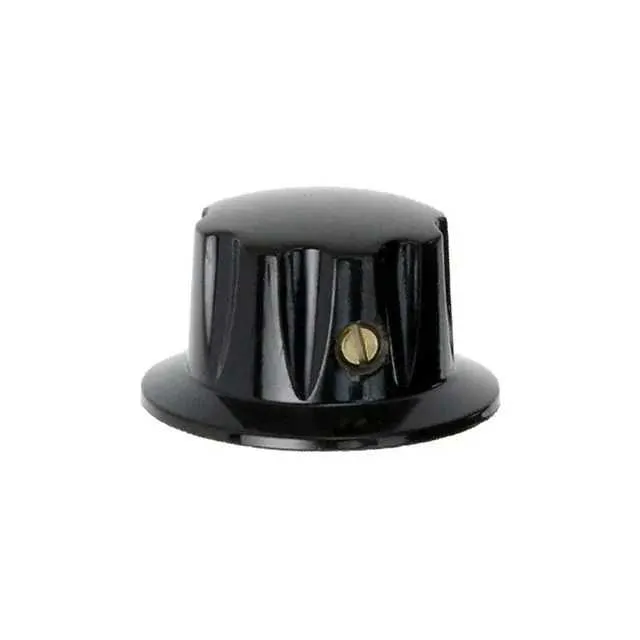 1913BW (KNOB FLUTED W/SKIRT 0.250 PLAST")