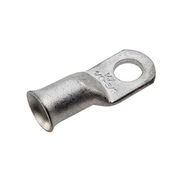 0192210241 (CONN RING FLAT 1/0AWG #3/8 CRIMP)
