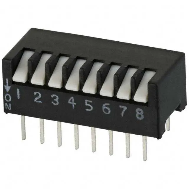 195-8MST (SWITCH PIANO DIP SPST 50MA 24V)