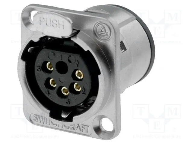 E5FSC (CONN PLUG FMALE XLR 5P SLDR CUP)