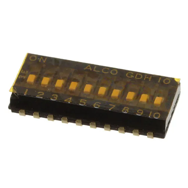 GDH10SA04 (SWITCH SLIDE DIP SPST 25MA 24V)