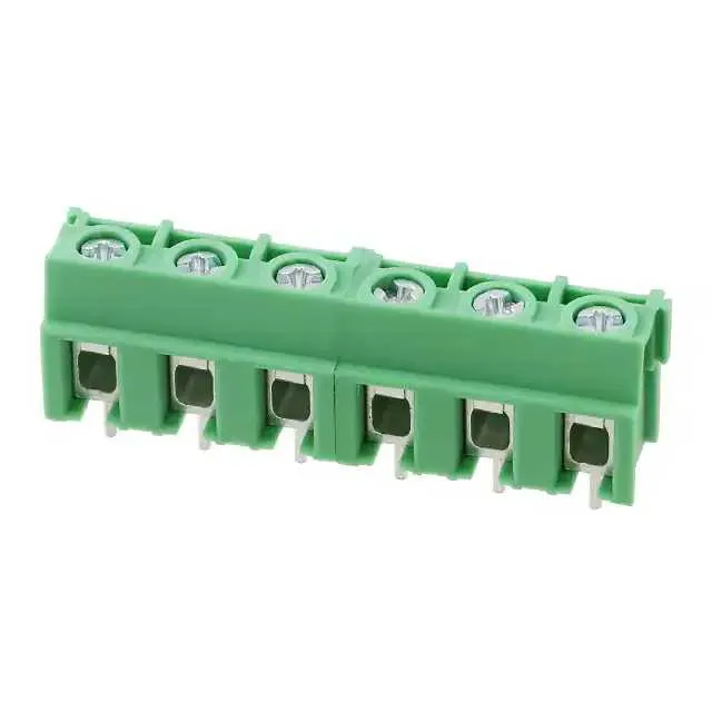 1988147 (PC TERM BLOCK 7.5MM 6POS GREEN)