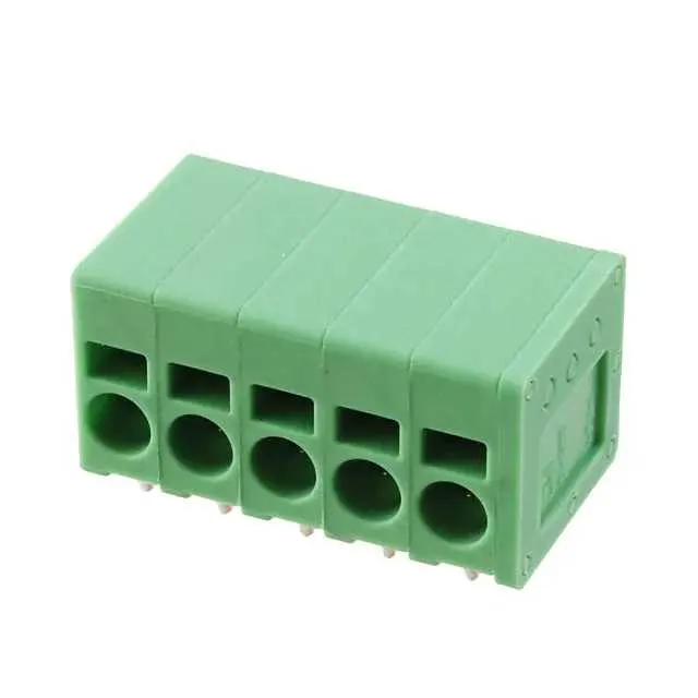 1991008 (CONN TERM BLK 5POS 5MM GREEN)