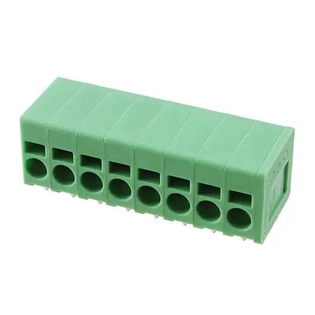 1991037 (CONN TERM BLK 8POS 5MM GREEN)