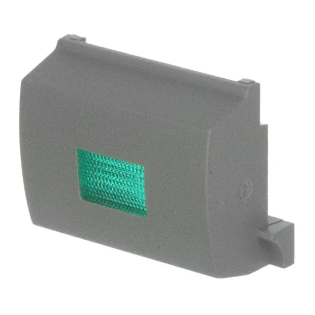 1C032 (CAP TACTILE RECT GRAY/GREEN LENS)