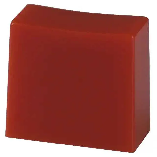 1CRED (CAP PUSHBUTTON RECTANGULAR RED)