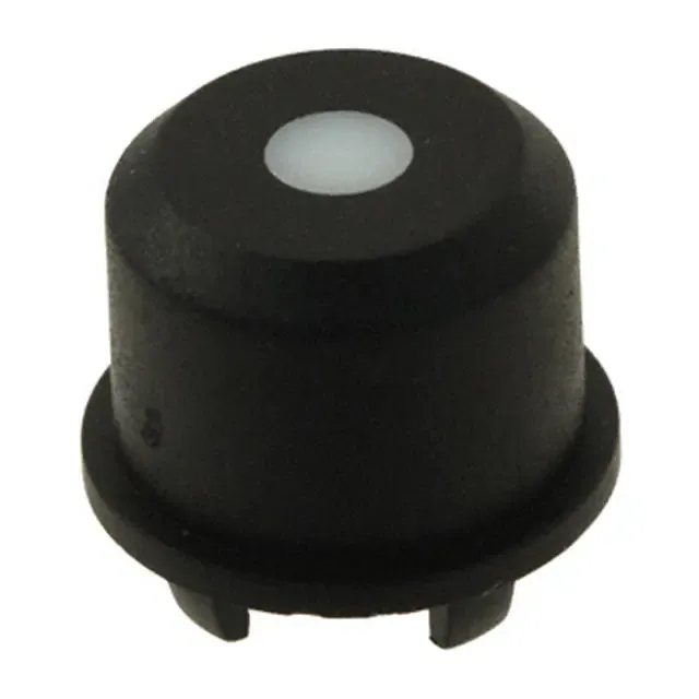 1ES096 (CAP TACT RND BLK/FROSTD WHT LENS)