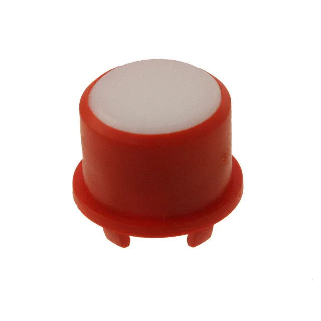 1FS086 (CAP TACT RND RED/FROSTD WHT LENS)