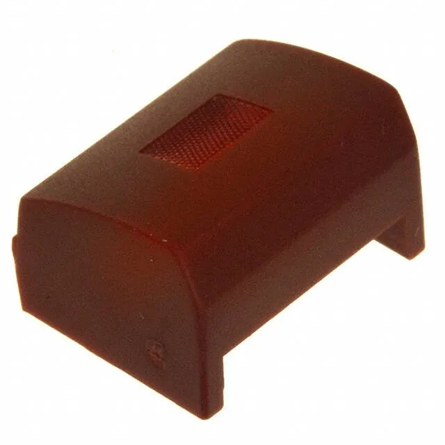1H088 (CAP TACTILE RECT RED/RED LENS)