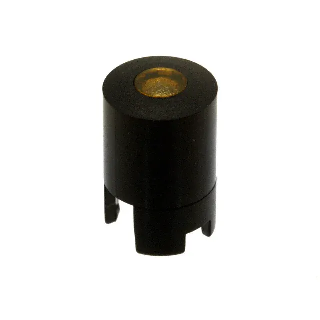 1LS094-15.0 (CAP TACTILE RND BLK/YELLOW LENS)