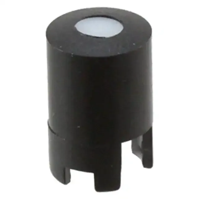 1LS096-15.0 (CAP TACT RND BLK/FROSTD WHT LENS)