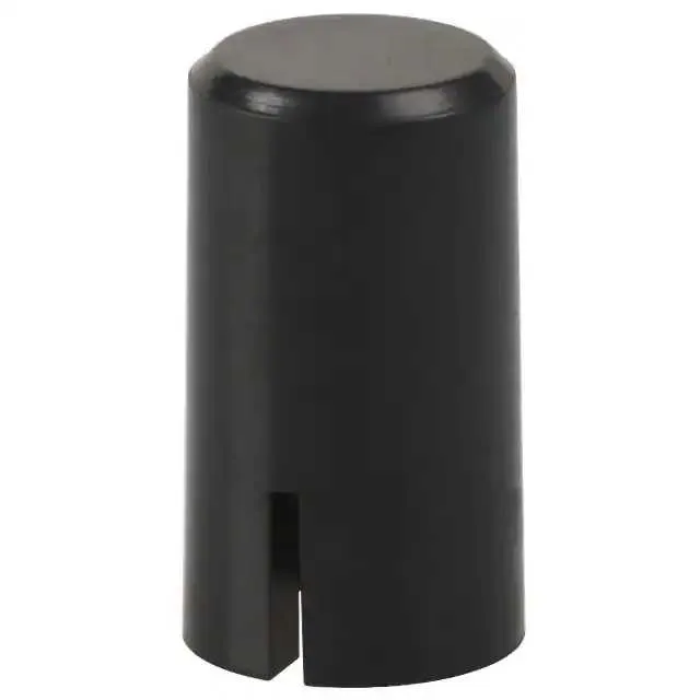 1RBLK (CAP PUSHBUTTON ROUND BLACK)