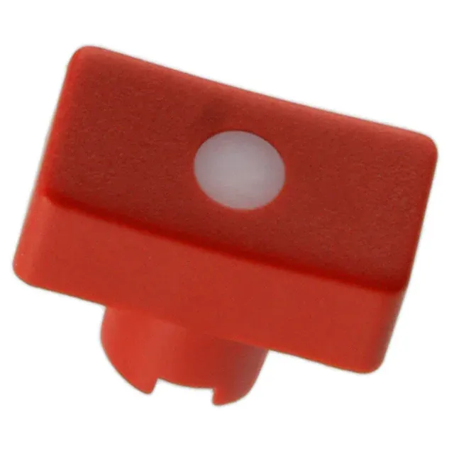 1RS086 (CAP TACT RECT RED/FROST WHT LENS)