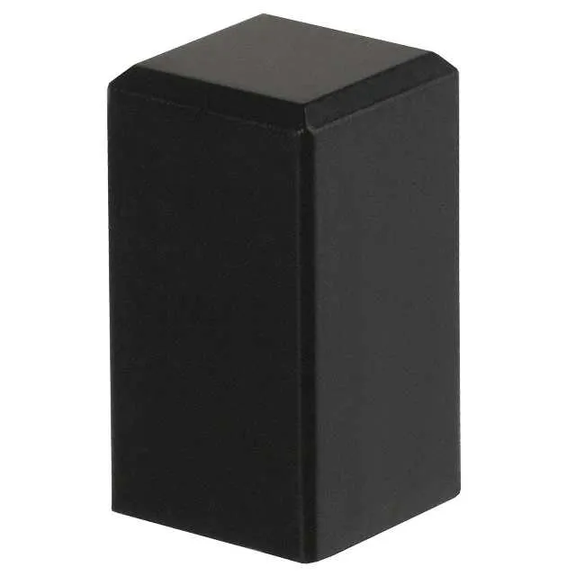 1SBLK (CAP PUSHBUTTON SQUARE BLACK)